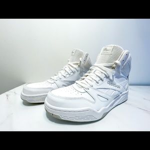 Reebok Royal Bb4500 Hi Fashion Sneaker, White/Steel, 12 M US
